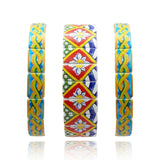 Florentine Design Multi Color Stretch Braclet Set