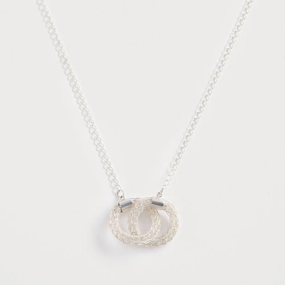 Woven Kindred Necklace Silver