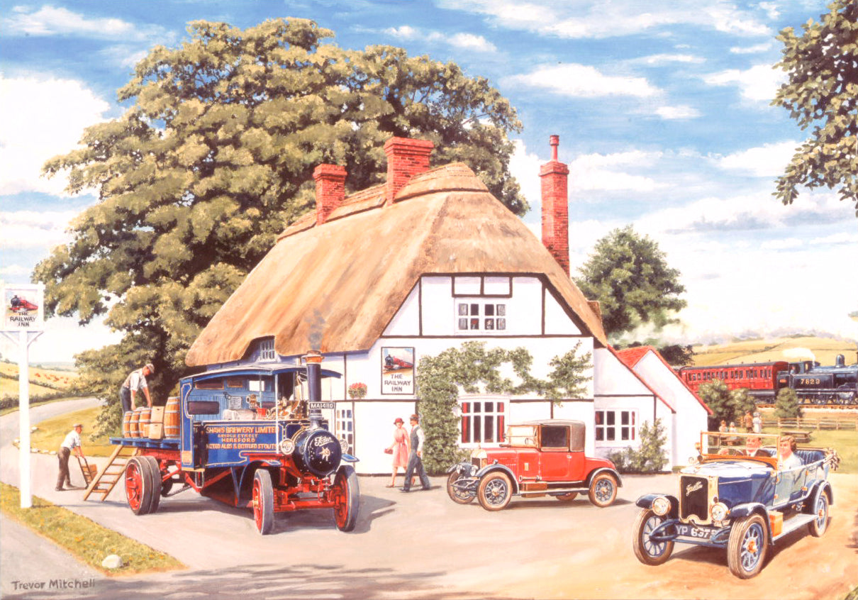 The Railway Inn - 500 Piece Jigsaw Puzzle