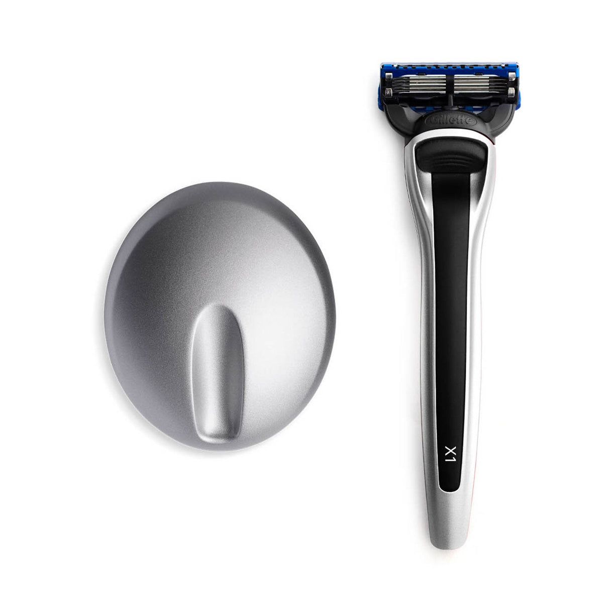 X1 Razor Argent and Stand - Gillette Fusion5 Razor