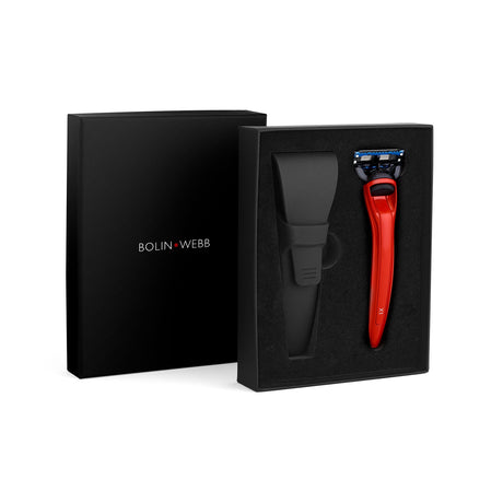 X1 Razor Cooper Red and Case - Gillette Fusion5 Razor