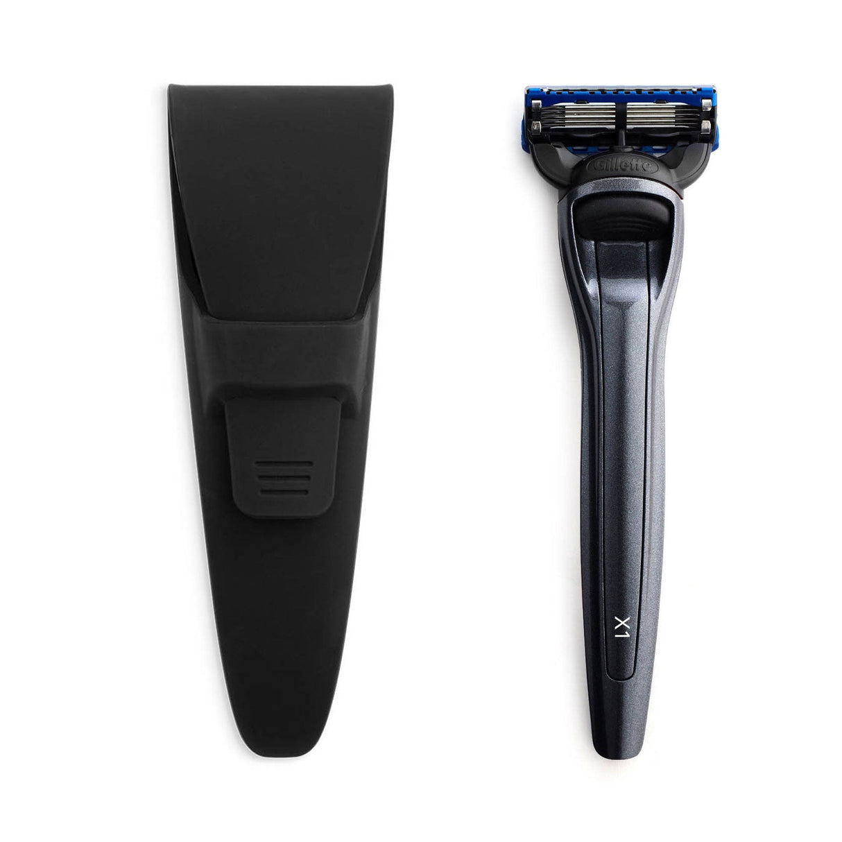 X1 Razor Eiger Grey and Case - Gillette Fusion5 Razor