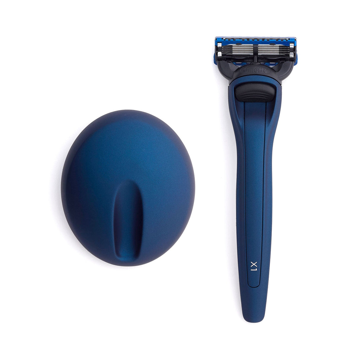 X1 Razor Matte Blue and Stand - Gillette Fusion5 Razor