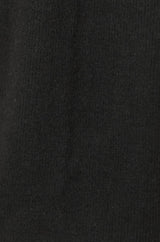 Yumi Black Knitted Maxi Cardigan With Pockets