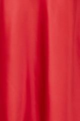 Yumi Red Satin Midi Skirt