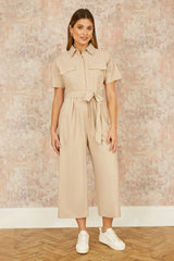 Yumi Stone Utility Relaxed Fit Jumpsuit