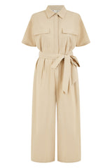 Yumi Stone Utility Relaxed Fit Jumpsuit