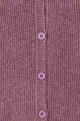 Yumi Purple Marl Knit Cardigan