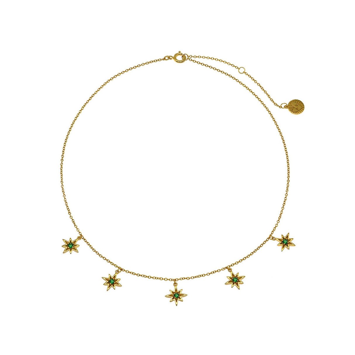 Ziggy North Star Choker Necklace Gold