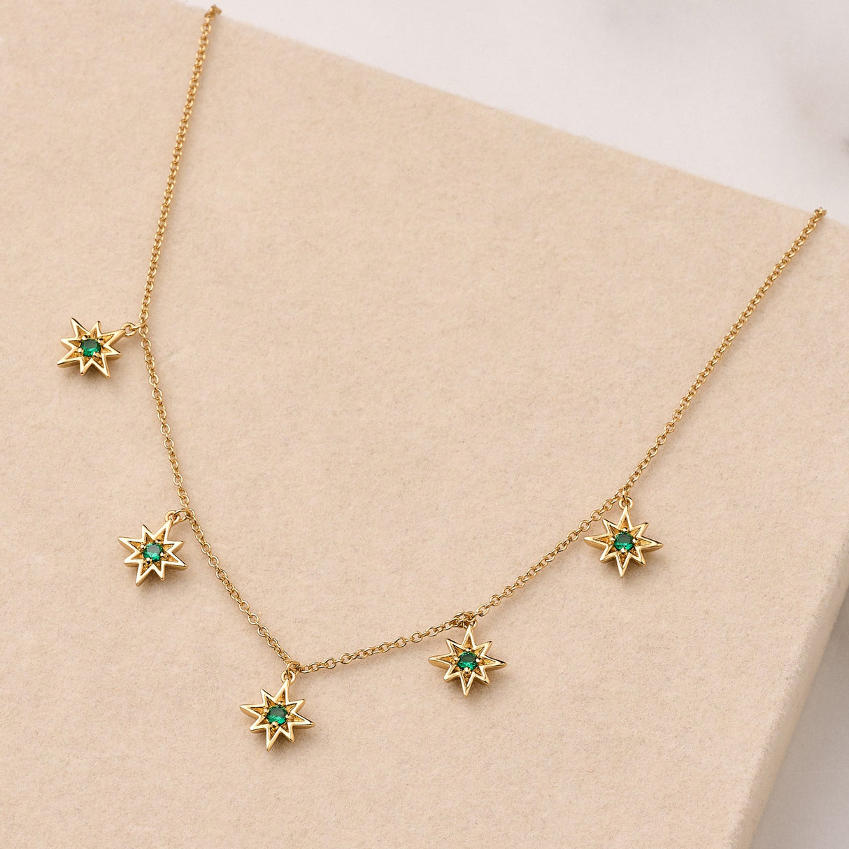 Ziggy North Star Choker Necklace Gold