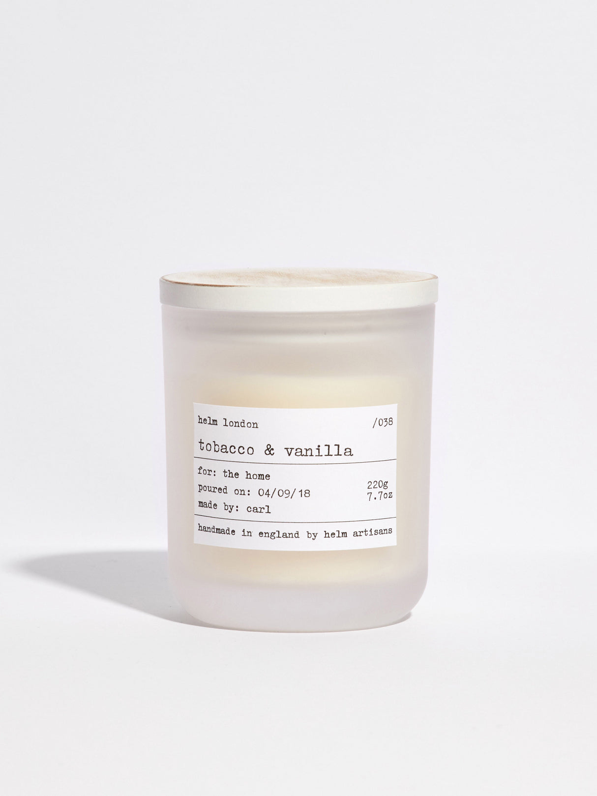 Tobacco & Vanilla Luxury Candle