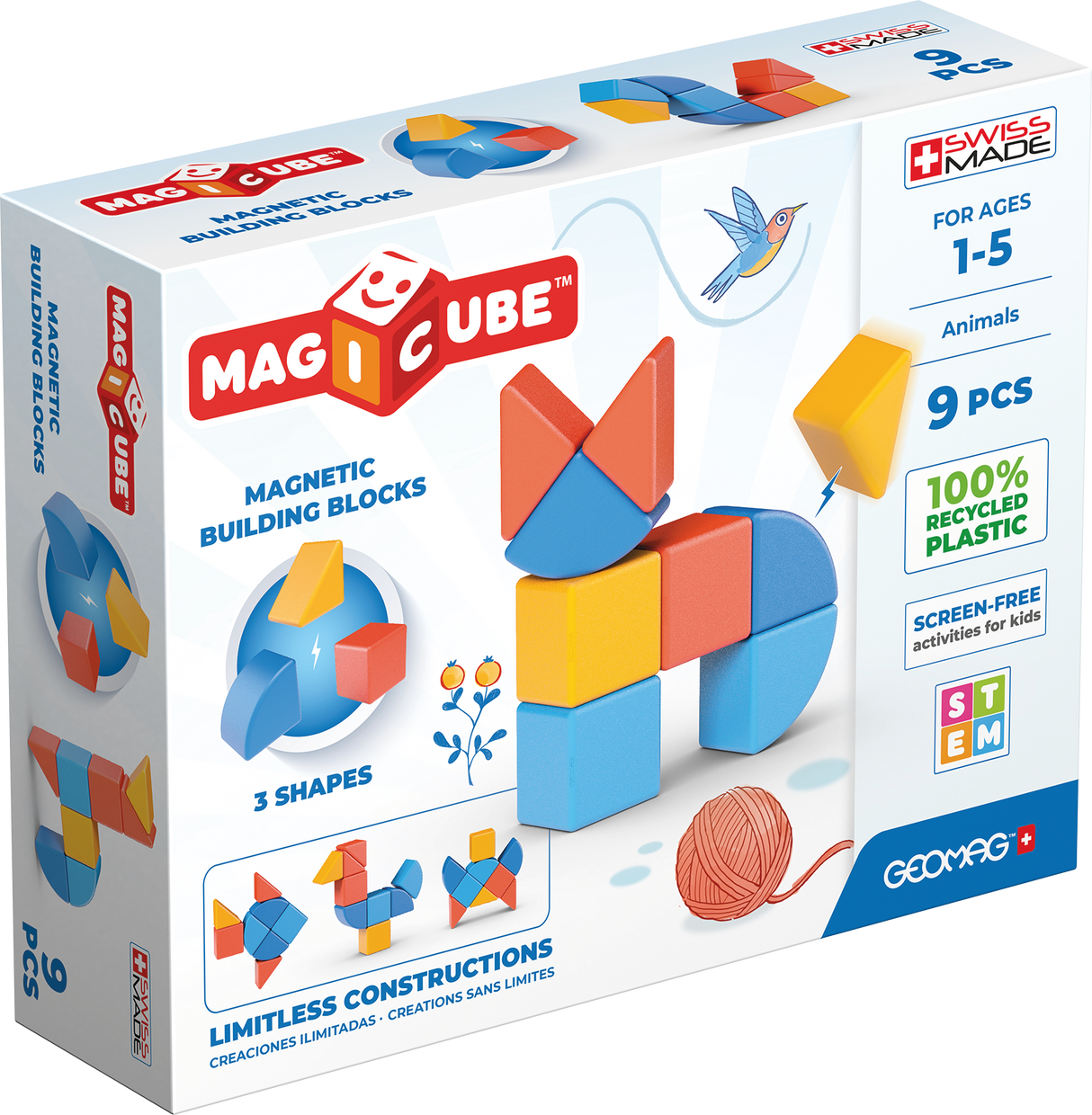 Geomag Magicube Animals Set 9 Pieces
