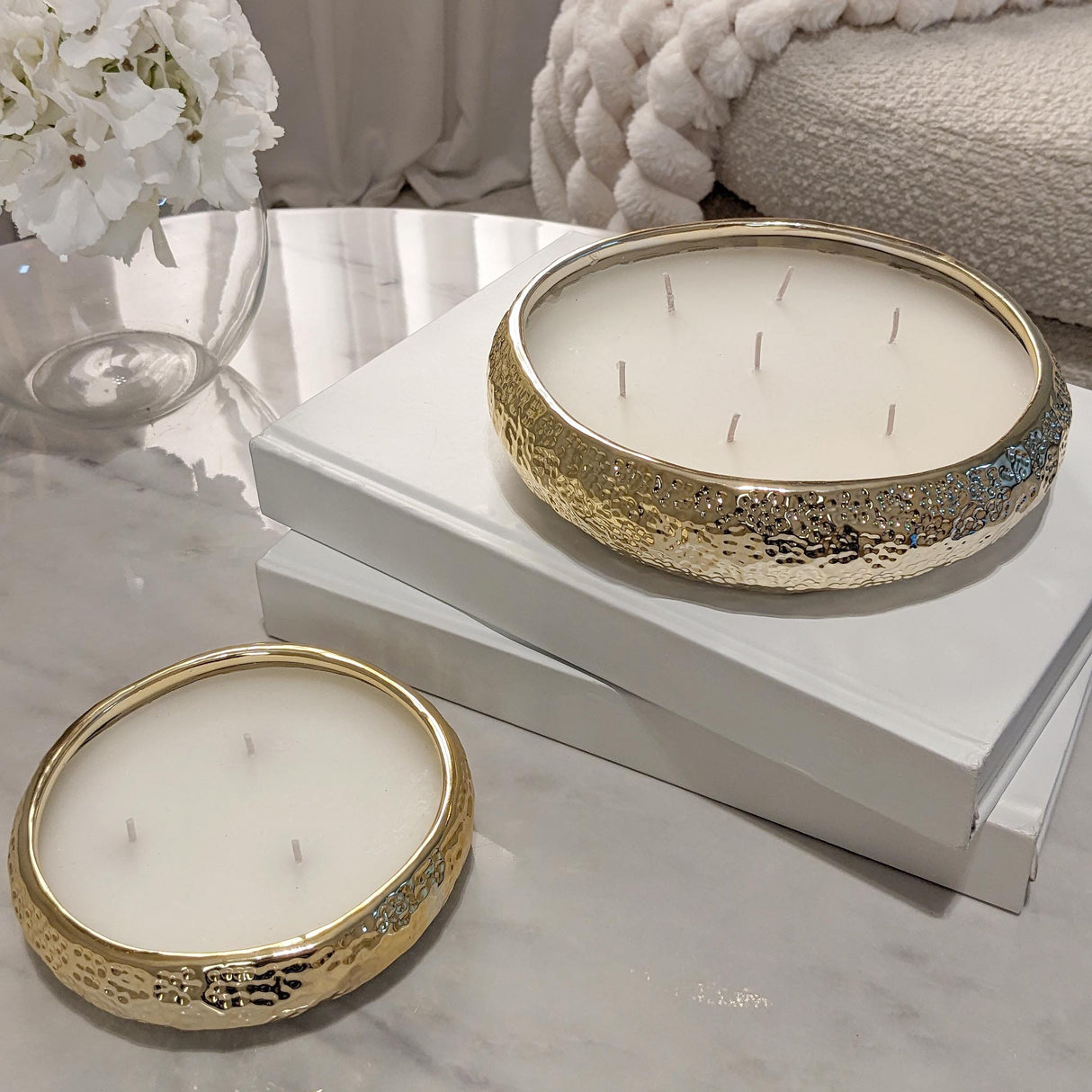 Aeolian 3 Wick Gold Scented Candle