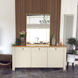 Aimi - Gold Metal Rectangle Window Mirror - 95cm x 120cm.