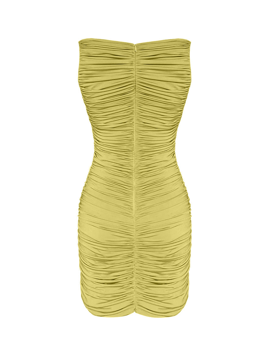 Alora Dress - Cactus Green