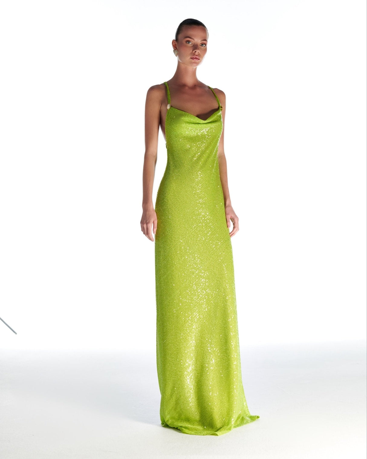 Aure Glam Dress - Green