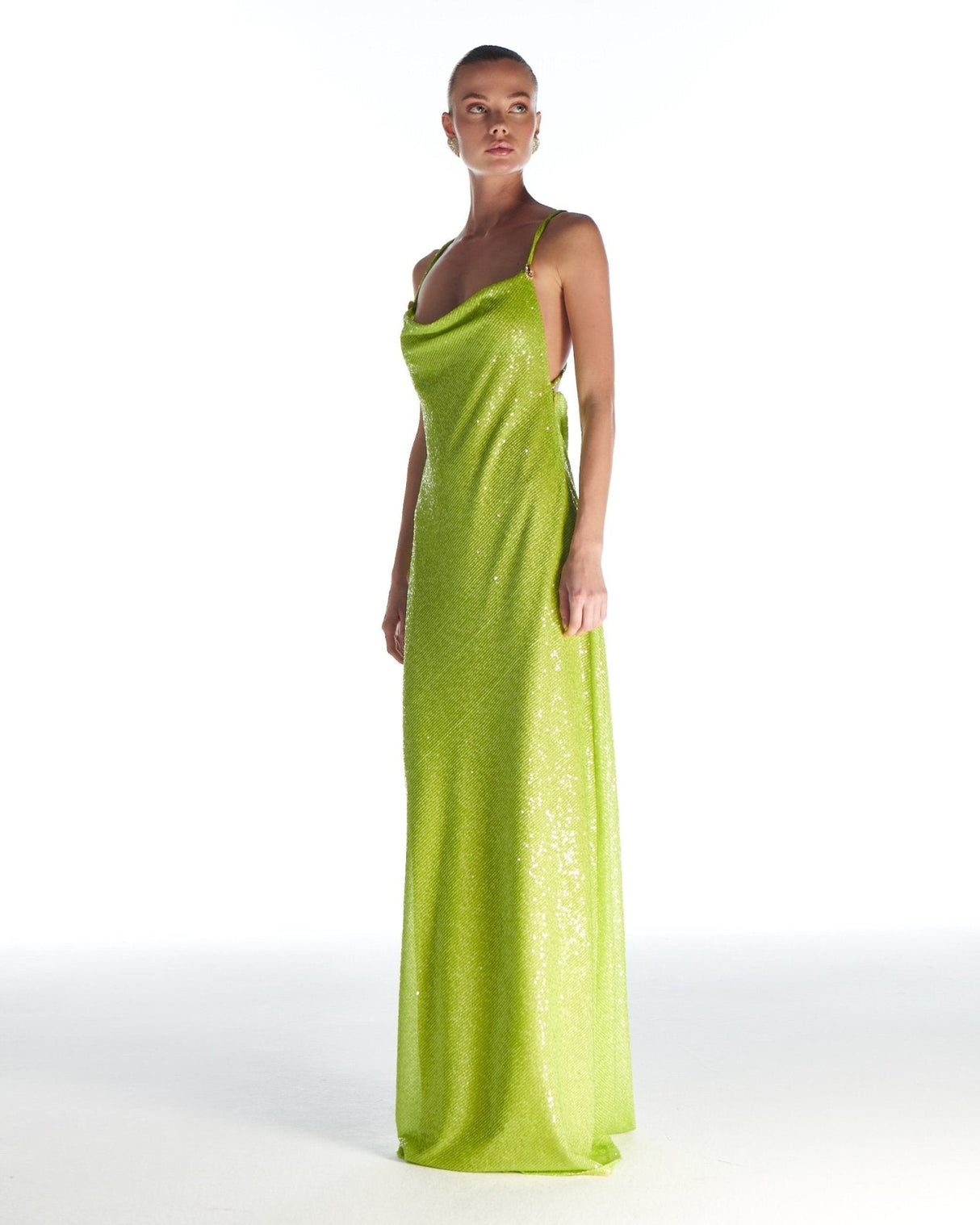 Aure Glam Dress - Green