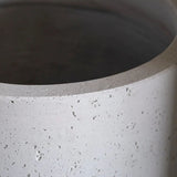 Aurella | White Mist – 70cm X Large Concrete Cylinder Planter – 199L Round Plant Pot