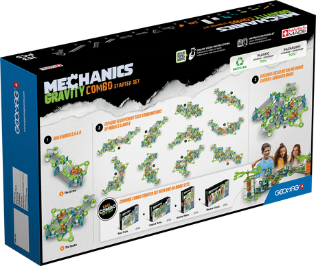 Geomag Mechanics Gravity Combo Starter Set 153 Pieces