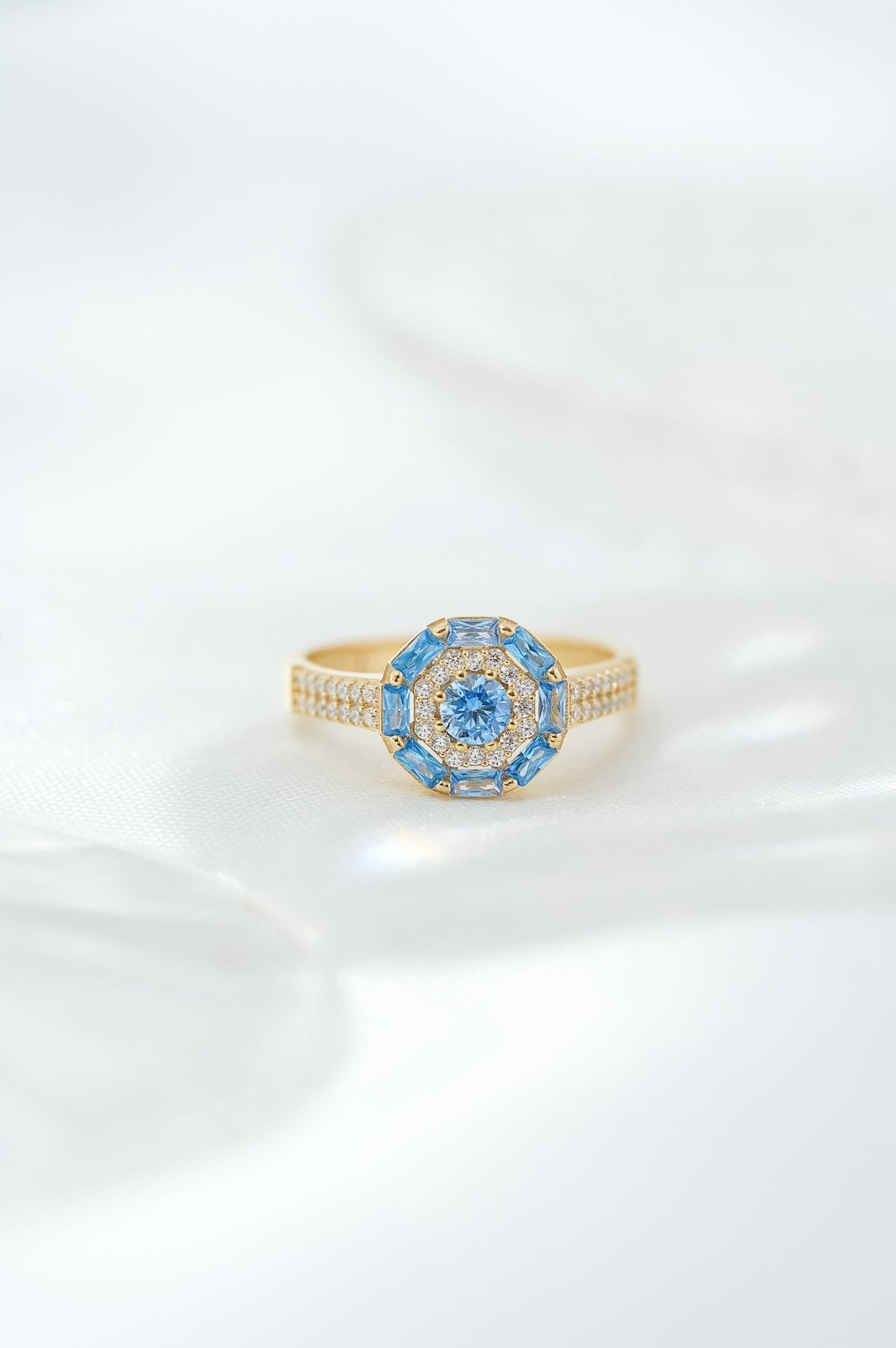 Something Blue Ring: Gold