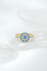Something Blue Ring: Gold