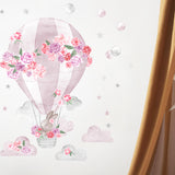 Wall Sticker | Hot Air Balloon Pink