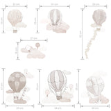 Wall Stickers | Beige Balloons