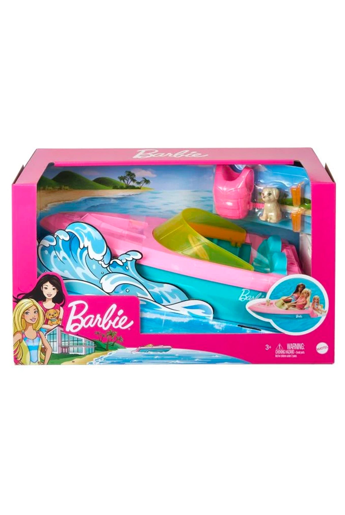 Barbie boat