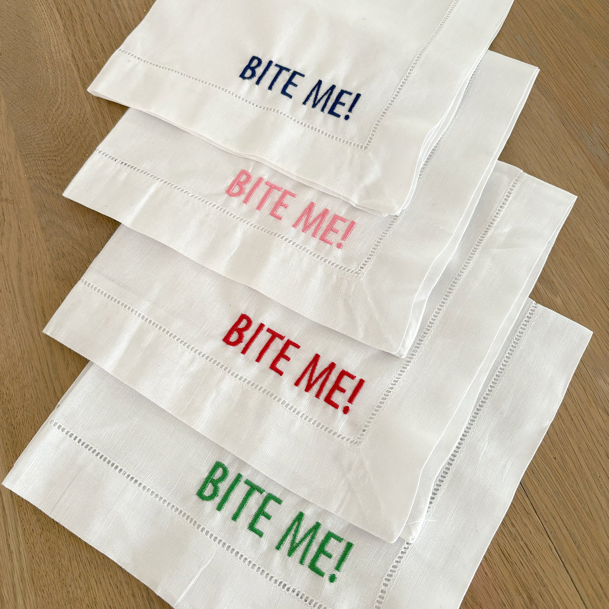 Bite Me Coloured Napkins
