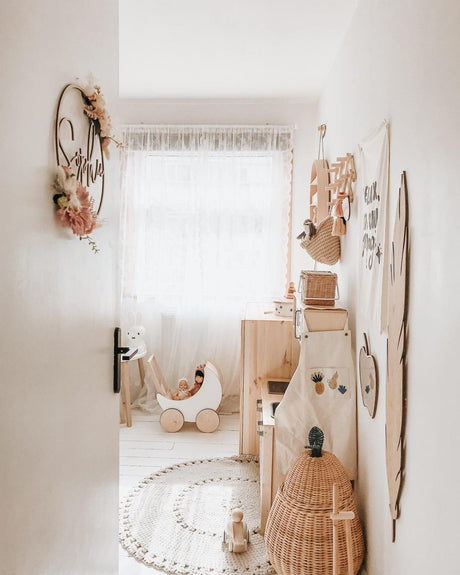 Crochet BOHO Rug |  OLD ROSE
