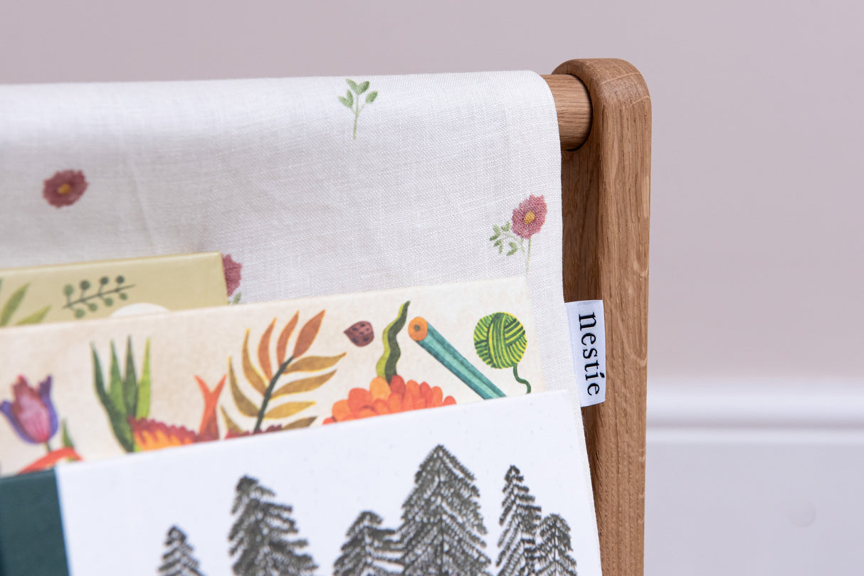 Nestie Book Hammock, Solid Oak - Meadow