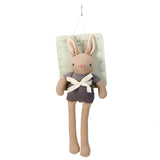 Organic Baby Comforter, Rattle & Doll Set in Taupe + Gift Box