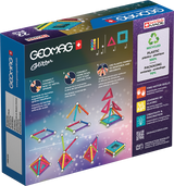 Geomag Glitter Panels Recycled 22 Pieces Set