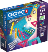 Geomag Glitter Panels Recycled 22 Pieces Set