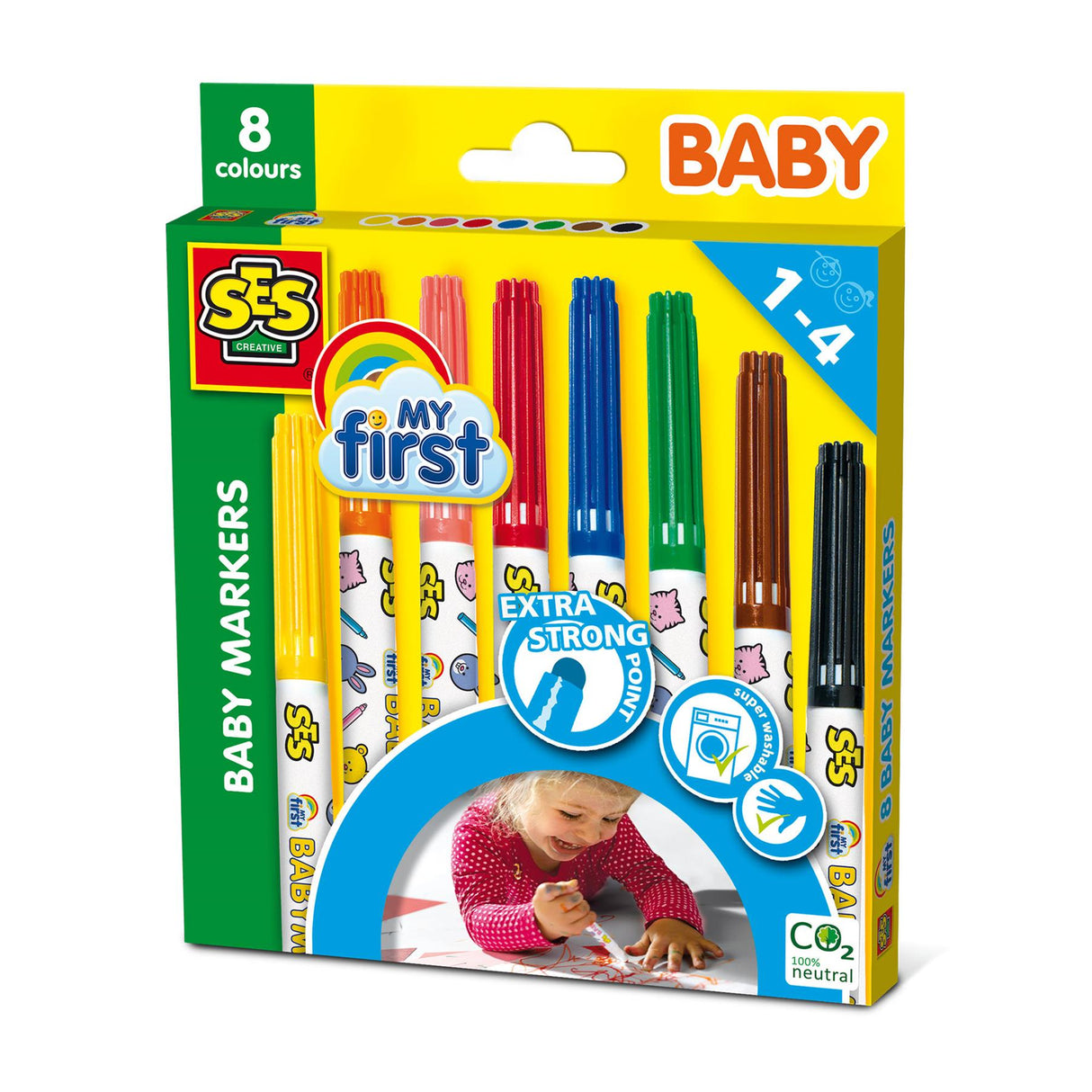 My First - Baby Markers 8 Colours