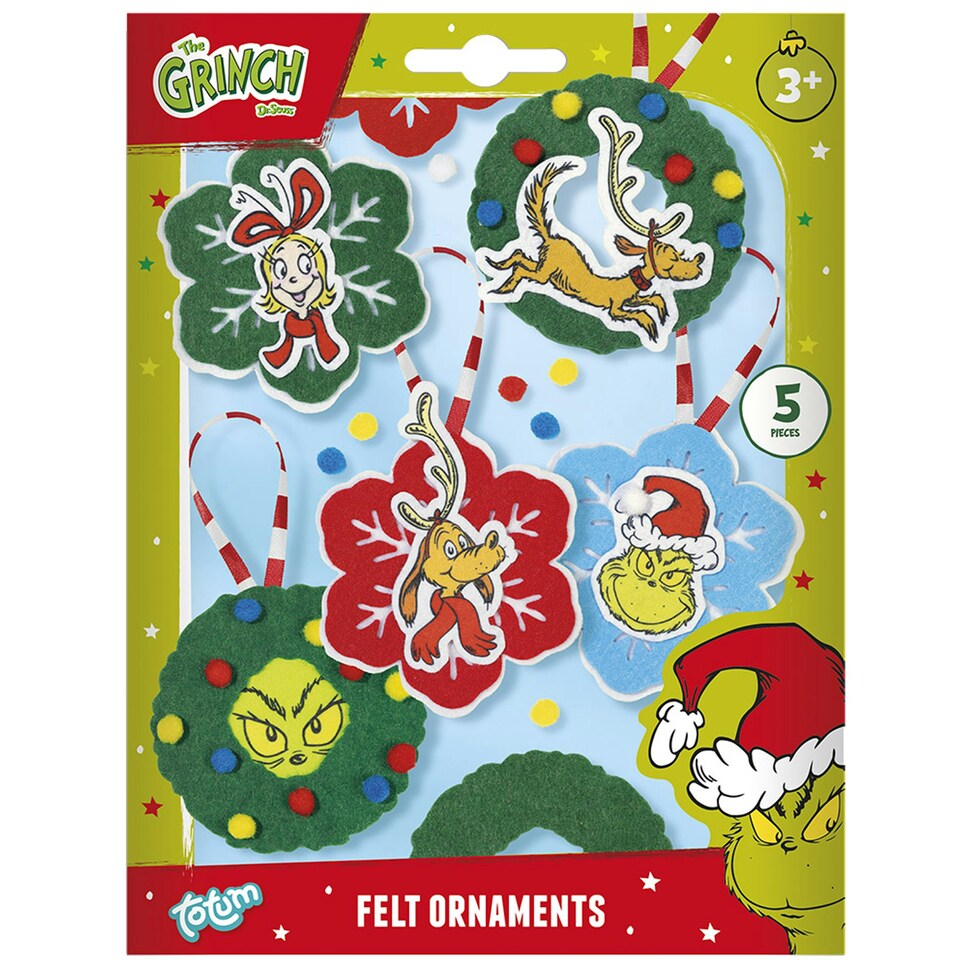 Grinch Felt Hangers