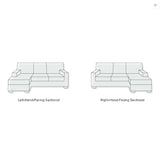 Acosta Corner Sofa Bed With Storage, Suede