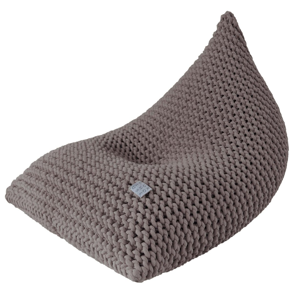 Chunky Knitted Bean Bag | MOCHA