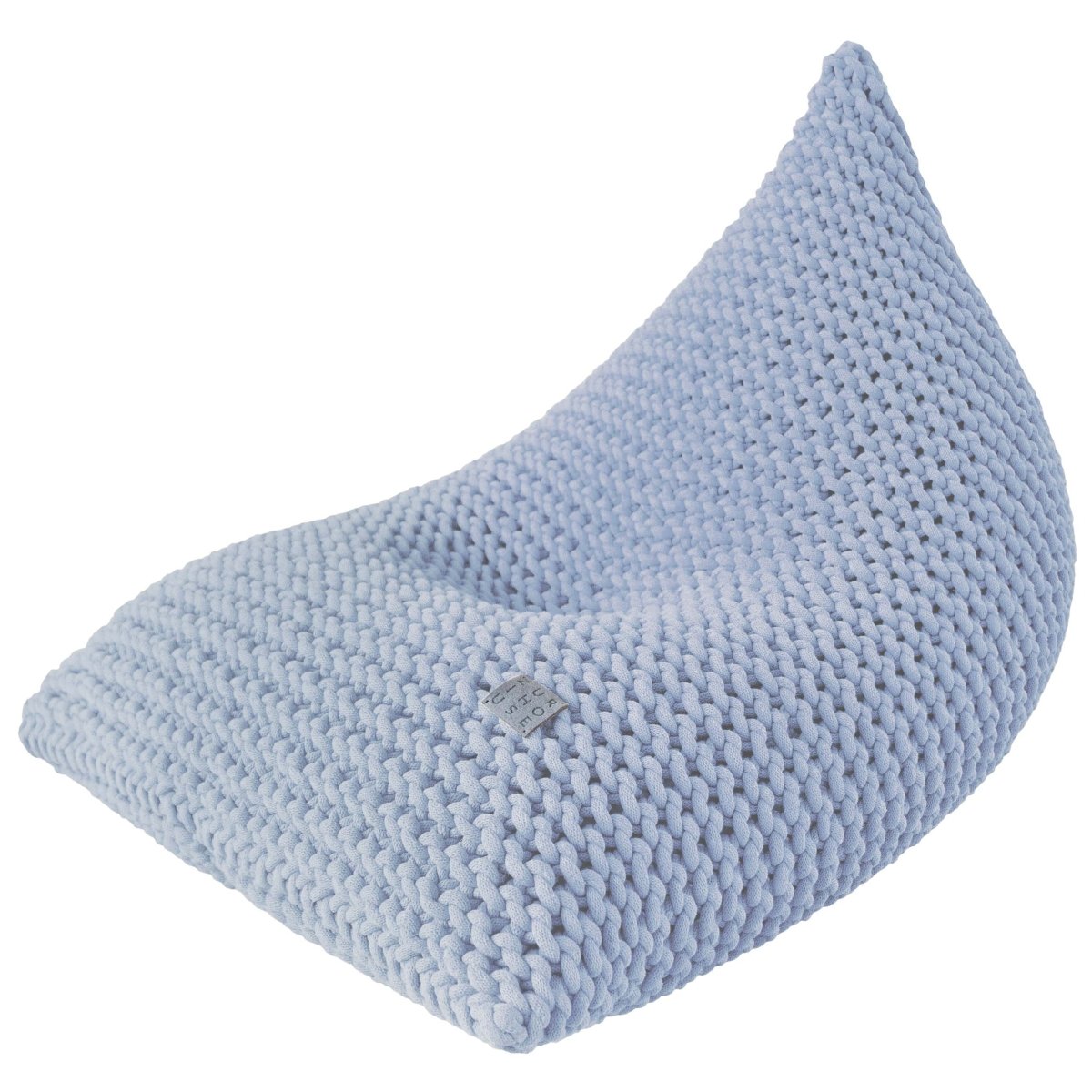 Chunky Knitted Bean Bag | PALE BLUE