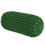 Chunky Knitted Bolster Footrest | AVOCADO