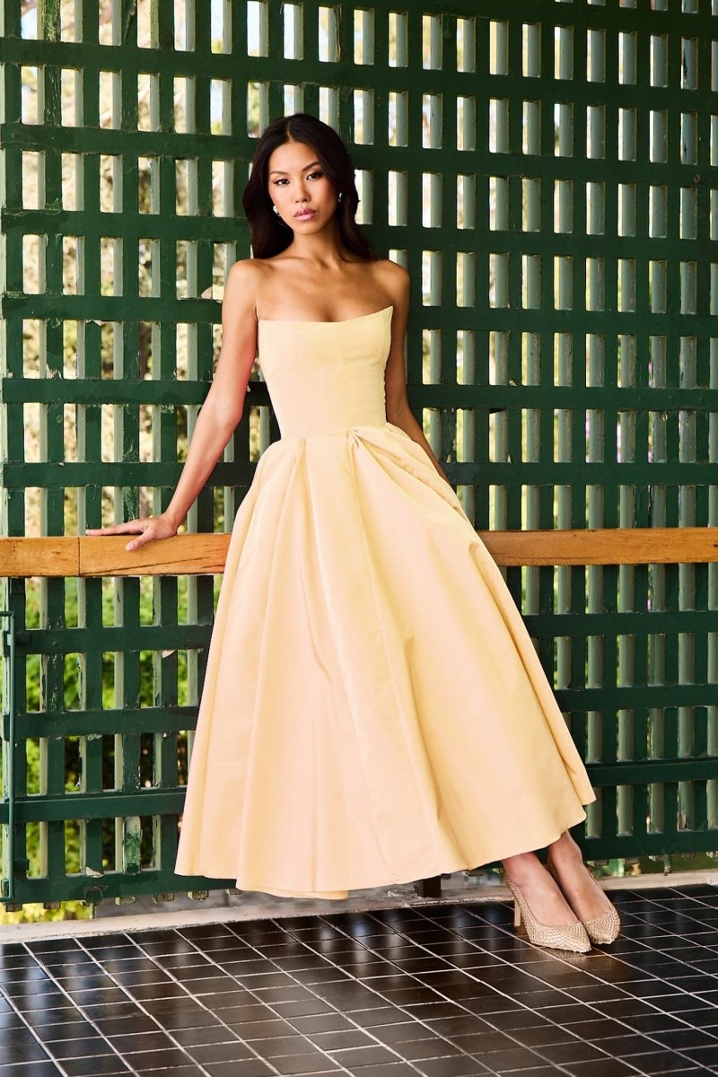 Cinderella Dress - Butter Yellow