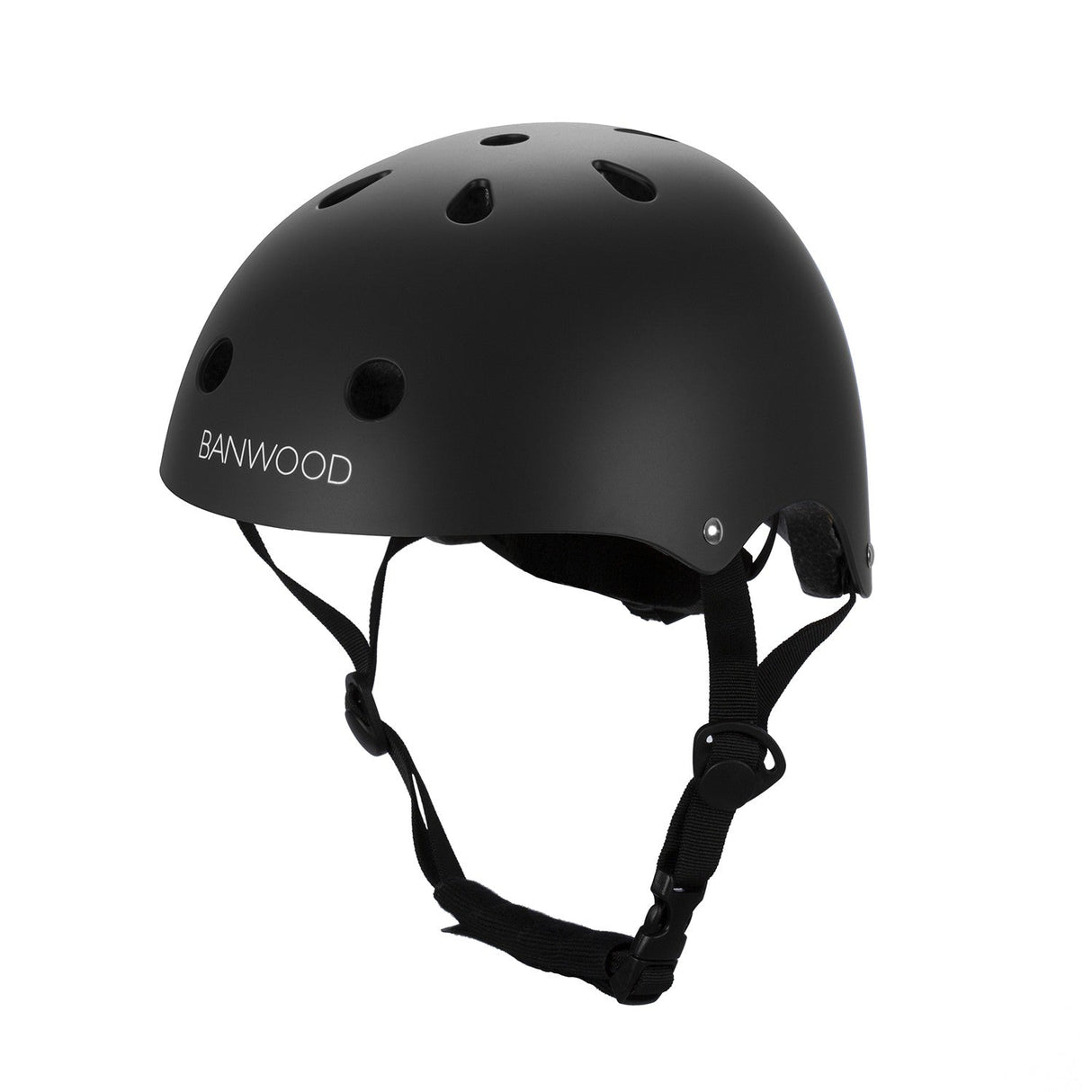 Kids Helmet - Matte Black