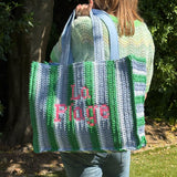 La Plage Straw Beach Bag