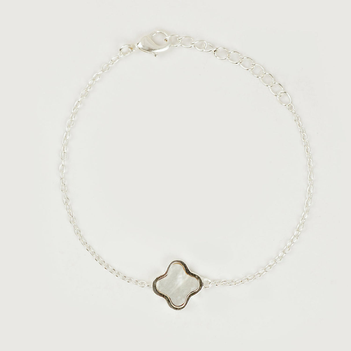 Clover Bracelet Silver - Mother of Pearl