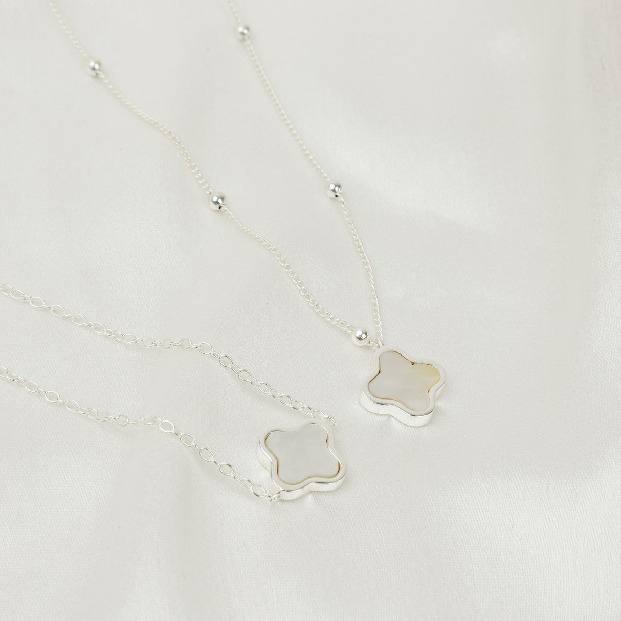 Clover Bracelet Silver - Mother of Pearl