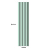 Coloured Acoustic Slatted Wall Panels
