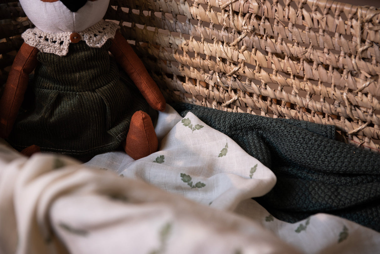 Muslin Swaddle Blanket (Large) - Woodland