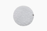 Crochet Round Cushion | LIGHT GREY