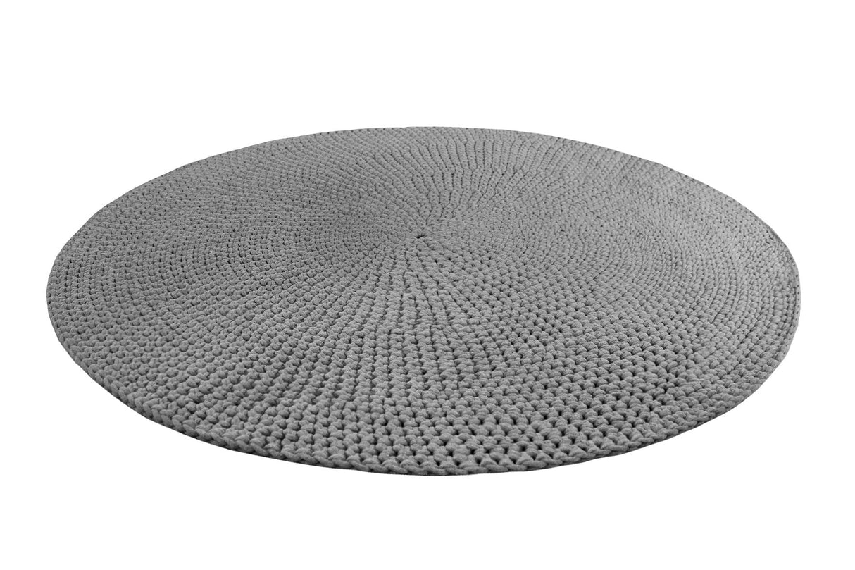 Crochet Rug MOON | DARK GREY