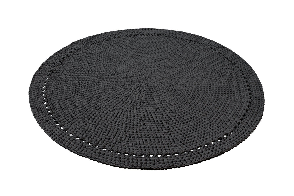 Crochet Rug NEBO | CHARCOAL